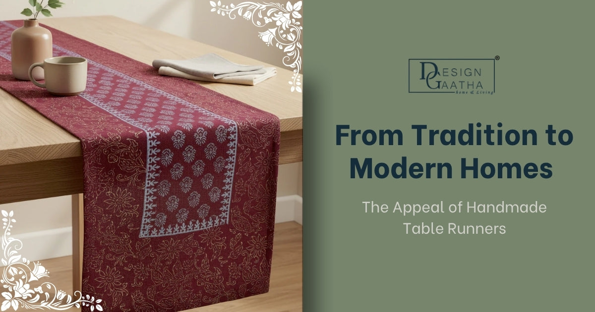 From Tradition to Modern Homes: The Appeal of Handmade Table Runners